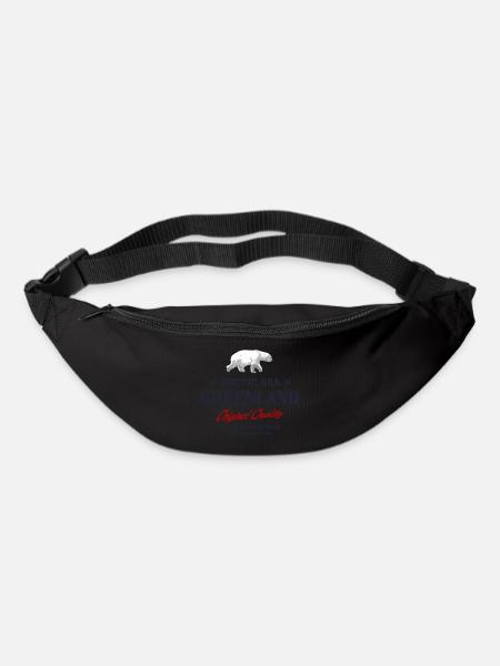 Greenland - Polar Bear - Grönland - Eisbär - Gürteltasche - Schwarz