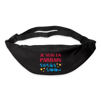 Onkel / Tante / Vetter / Cousin / Kusine - Gürteltasche - Schwarz - Vorne