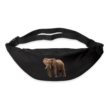 Elefant - Gürteltasche - Schwarz - Vorne
