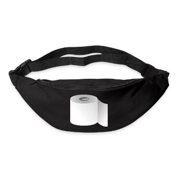 Papier toilette - Sac banane - noir - Devant