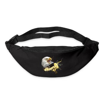 Bald eagle - Bum bag - black - Front