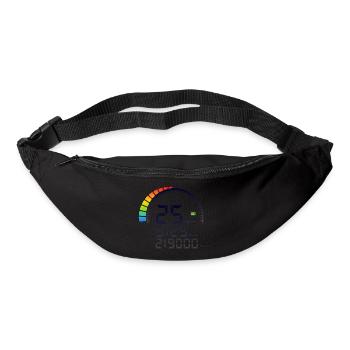 25 years anniversary counter days hours - Bum bag - black - Front