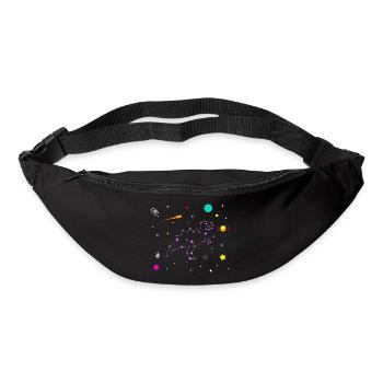 Tyrannosaurus Rex Dinosaur Constellation - Bum bag - black - Front