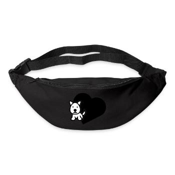 Chien chien - Sac banane - noir - Devant