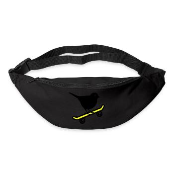 Bird bird budgie - Bum bag - black - Front