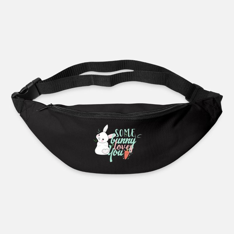 Some Rabbit Loves You - Gürteltasche - Schwarz