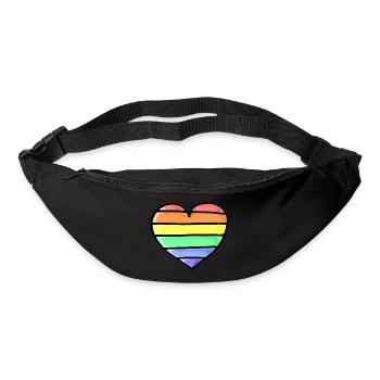 Fierté LGBT - Sac banane - noir - Devant