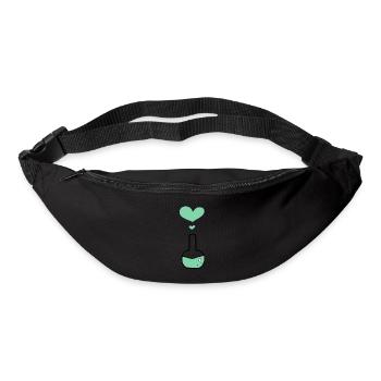 Kolben Chemie Chemiker - Gürteltasche - Schwarz - Vorne