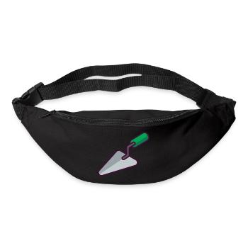 Brick trowel - Bum bag - black - Front