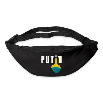 Fick dich Putin | Unterstütze die Ukraine - Gürteltasche - Schwarz - Vorne