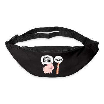 bacon I am your father Design for a pig and bacon - Bum bag - black - Front