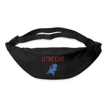 Utrecht T-Shirt Pays-Bas Souvenir - Sac banane - noir - Devant