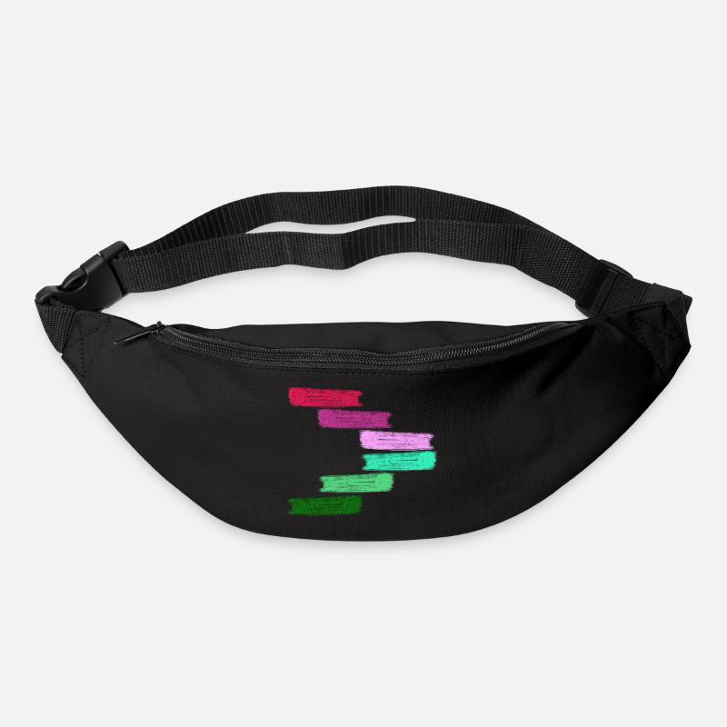 Color Play Puzzle - Bum bag - black