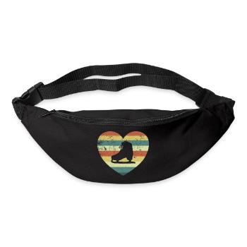 Ice Skating Figure Skating Vintage - Bum bag - black - Front