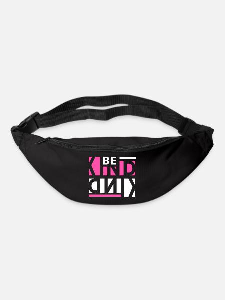 Soyez gentil - Sac banane - noir