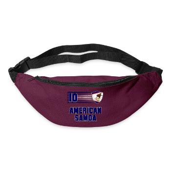 American Samoa Soccer Team - Bum bag - burgundy - Front