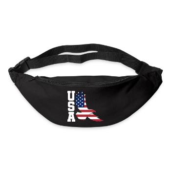 Eagle États-Unis - Sac banane - noir - Devant