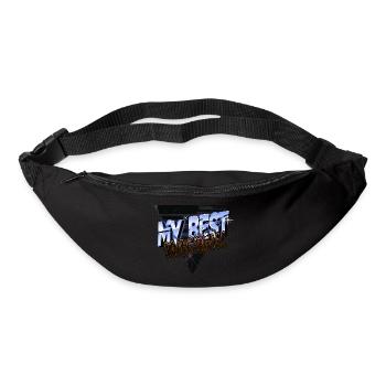 camping funny happy birthday present idea quote - Gürteltasche - Schwarz - Vorne