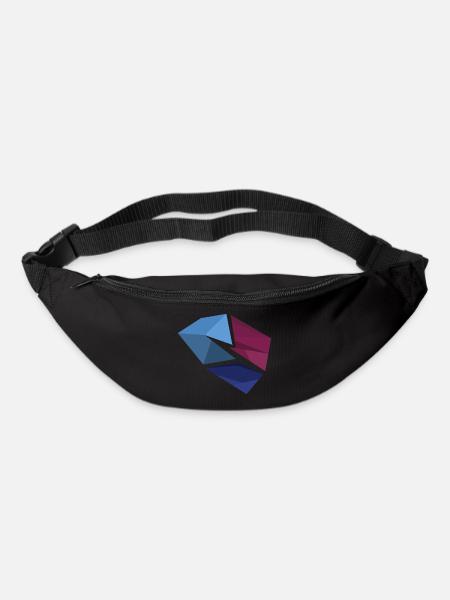 Blue flash - Gürteltasche - Schwarz