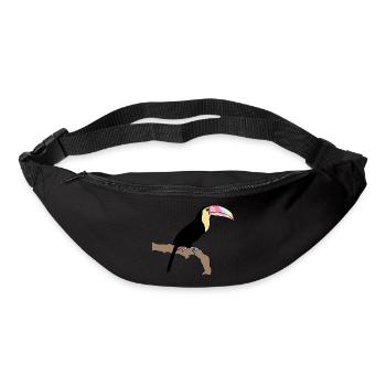 Toucan Tie Dye Version - Bum bag - black - Front