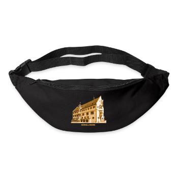 Nördlingen Rathaus Donau Schwaben Bayern - Gürteltasche - Schwarz - Vorne