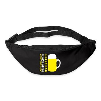 Lustiges AUF MALLORCA BIN ICH NICHT ICH SELBST 23 - Gürteltasche - Schwarz - Vorne