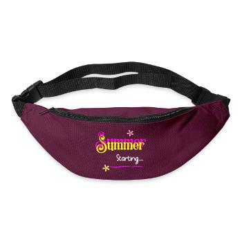 Summer Starting - Summer Vibes - Bum bag - burgundy - Front