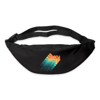 Traber Vintage Geschenk Rennen - Gürteltasche - Schwarz - Vorne