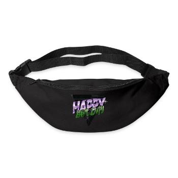 Bloodhound Animal Drôle de déclaration Patte - Sac banane - noir - Devant