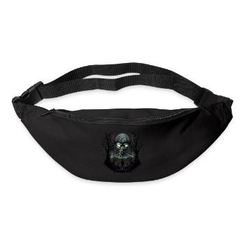 Step Into A Moonlit Forest Enigma In Sinister Glow - Sac banane - noir - Devant