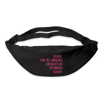 Hello. You're looking absolutely stunning today! - Bum bag - black - Front