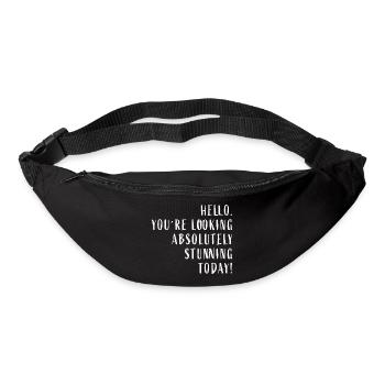 Hello You're looking absolutely stunning today! - Bum bag - black - Front