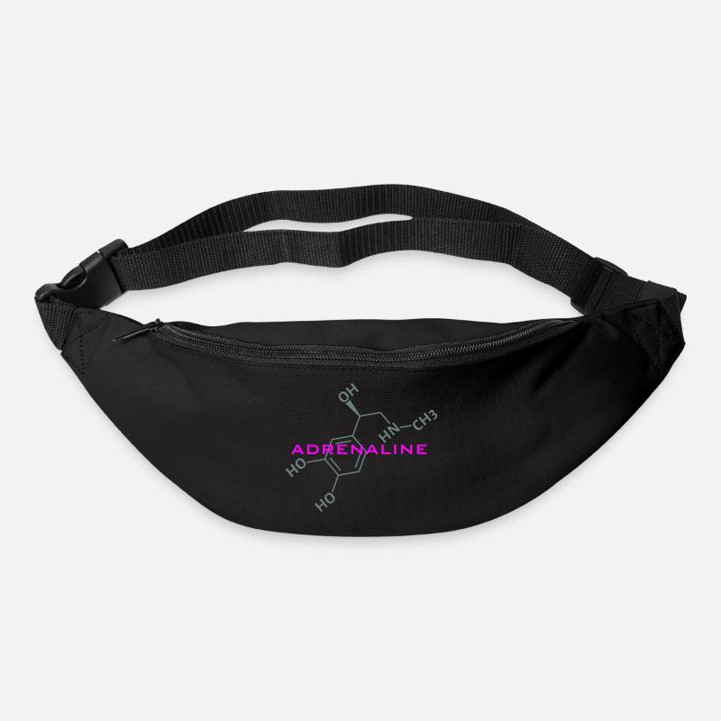 Adrenaline Structural Formula - Bum bag - black