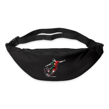 Fussball Portugal - Gürteltasche - Schwarz - Vorne