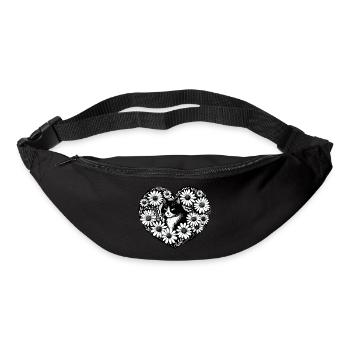 Tuxedo Cat Daisy - Sac banane - noir - Devant