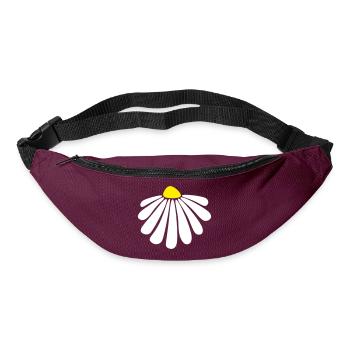 flower energy margarite blossom summer nature - Bum bag - burgundy - Front