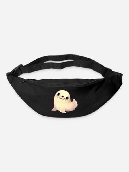 Phoque - Sac banane - noir
