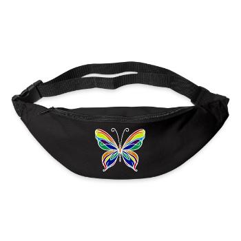 Papillon - Sac banane - noir - Devant