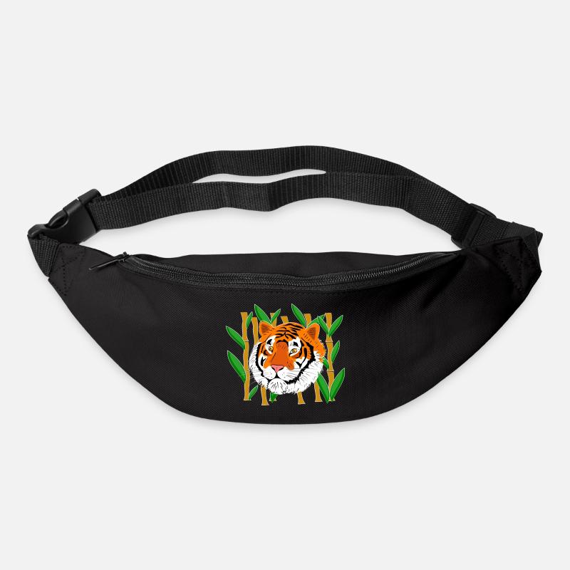 Tiger's Head - Bum bag - black