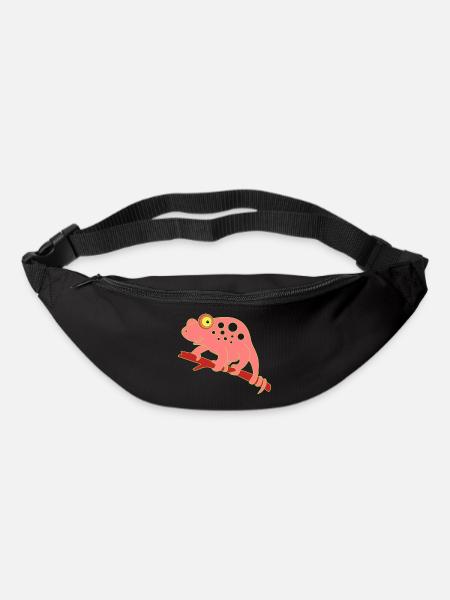 Chamaeleon tier - Gürteltasche - Schwarz