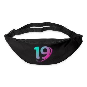 Number 19 multicolor - Bum bag - black - Front