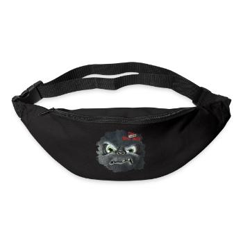 Das Kleine Böse Buch Böses Gesicht Und Logo - Gürteltasche - Schwarz - Vorne
