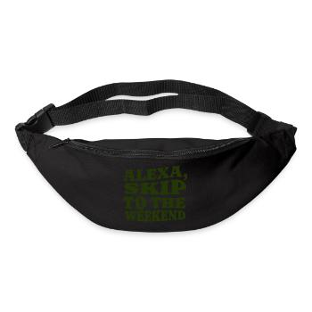 Alexa, Skip to the Weekend - Gürteltasche - Schwarz - Vorne