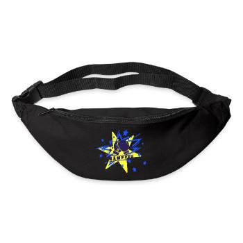Kämpfer - Kampfsport - Glücksbringer - Gürteltasche - Schwarz - Vorne
