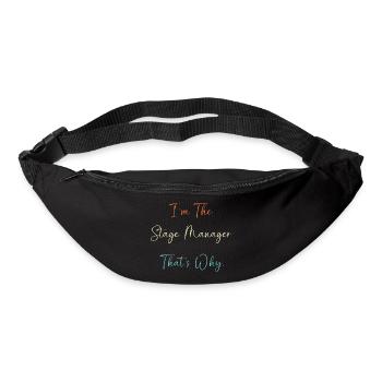 Théâtre - Sac banane - noir - Devant