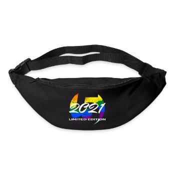 5. Geburtstag 2021 Jungen und Mädchen Geschenk - Gürteltasche - Schwarz - Vorne