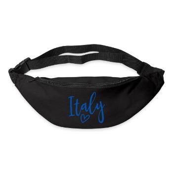 Italien – Herz der Frauen, Liebe zu Italien - Gürteltasche - Schwarz - Vorne