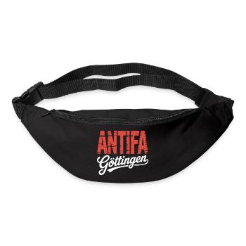 Antifa Göttingen - Antifaschistischer Merch - Gürteltasche - Schwarz - Vorne