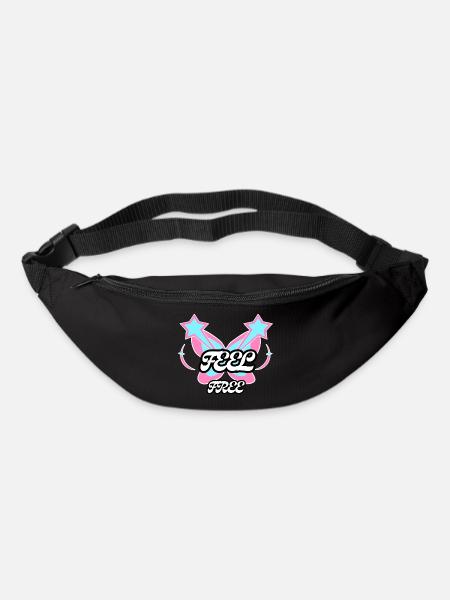 Feel Free Butterfly Emblem - Bum bag - black