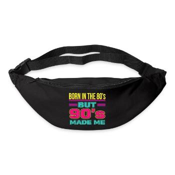 Born in the 80s But 90s Made Me Retro - Gürteltasche - Schwarz - Vorne